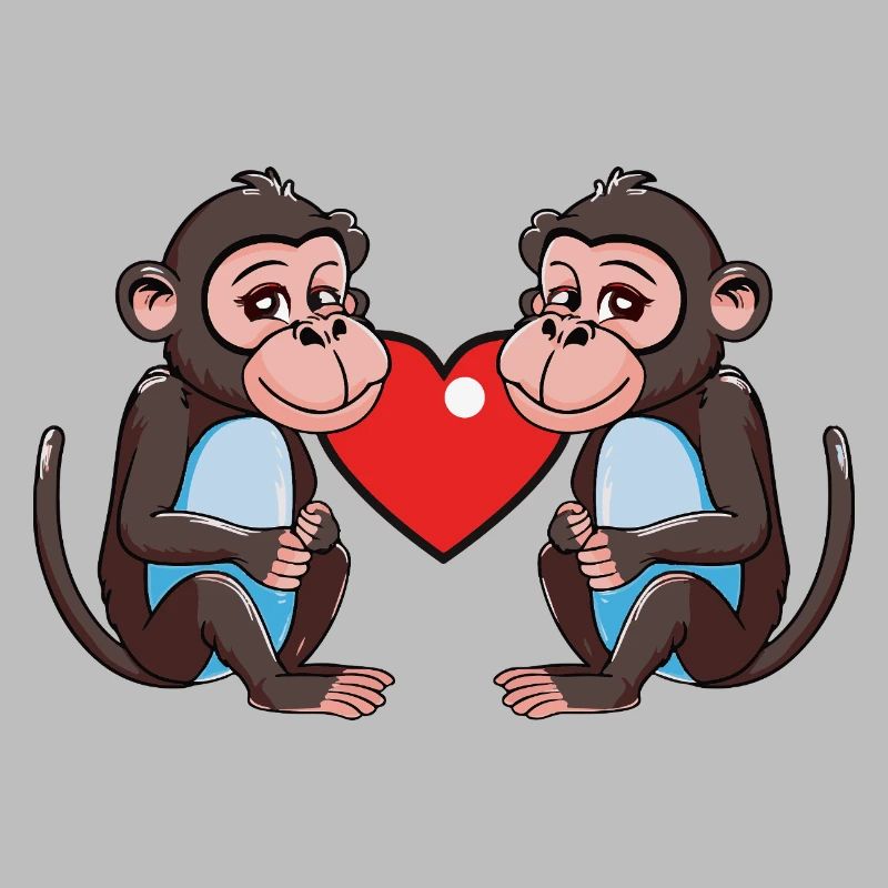 Coeur de Singe Saint-Valentin