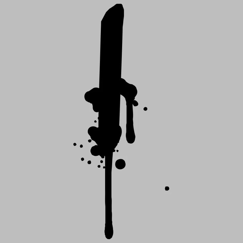 Je course ligne graffiti gouttes Farbklex spray