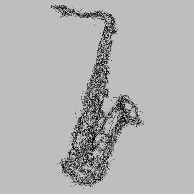 Saxophon Scribble
