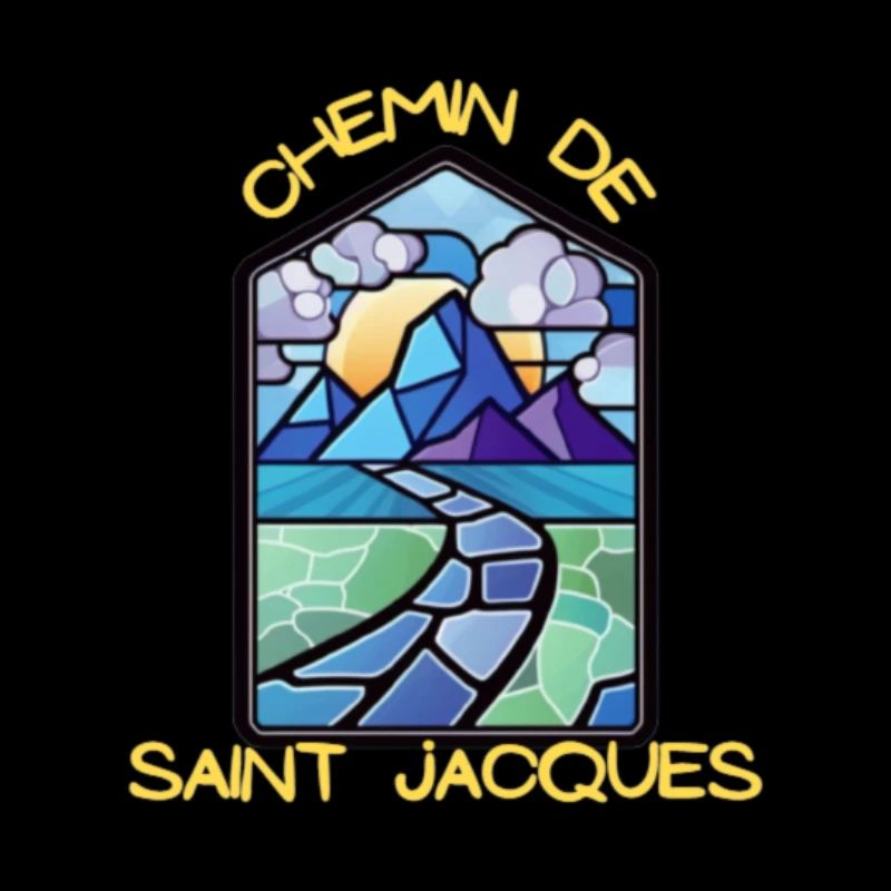 Chemin de St jacques vitrail