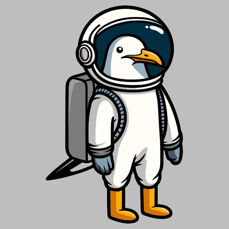 Bande dessinée Seagull Profession Astronaute en combinaison spatiale