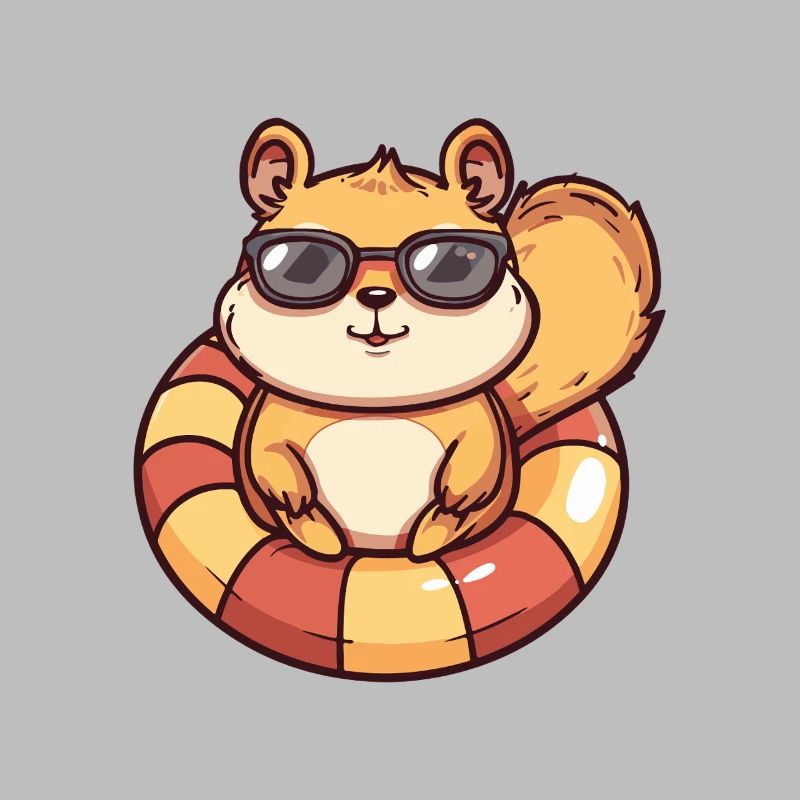 Eichhörnchen Comic Cool