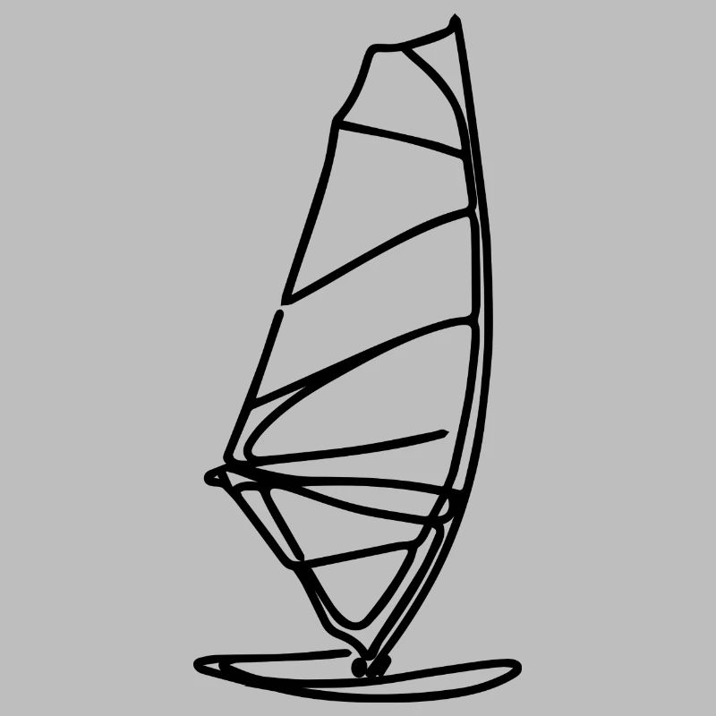 Sailing Board Drawing