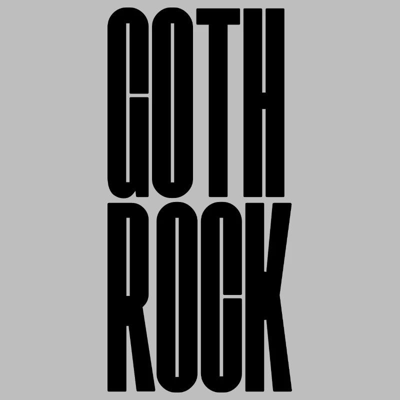 Goth Rock design de logo typographique audacieuse