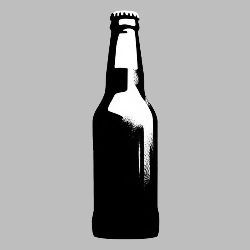 Simplement de la bière | Silhouette d’une bouteille de bière