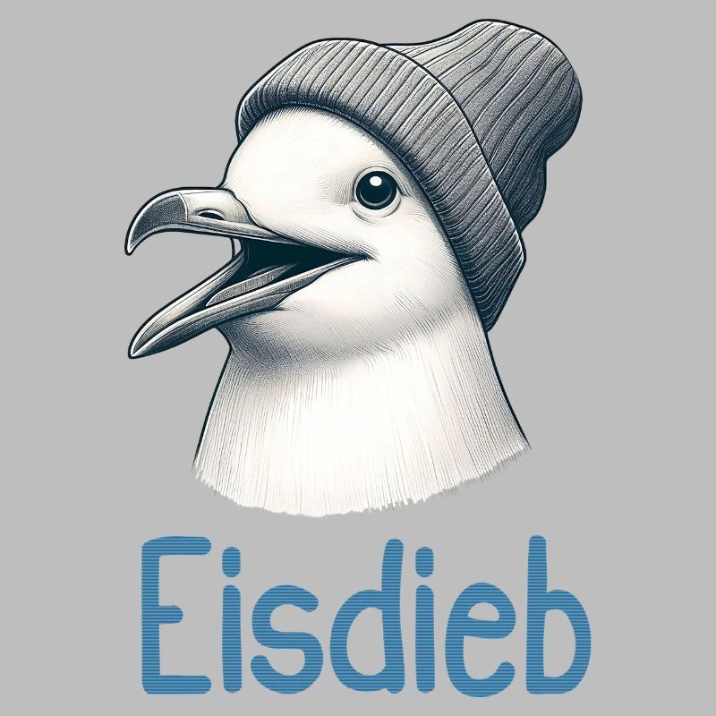 Moin Möwe Vogel Eis Creme Eisdieb Küste Nordsee