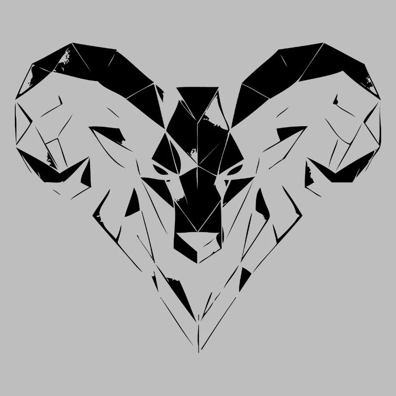 Geometric Ram – Strength & Courage