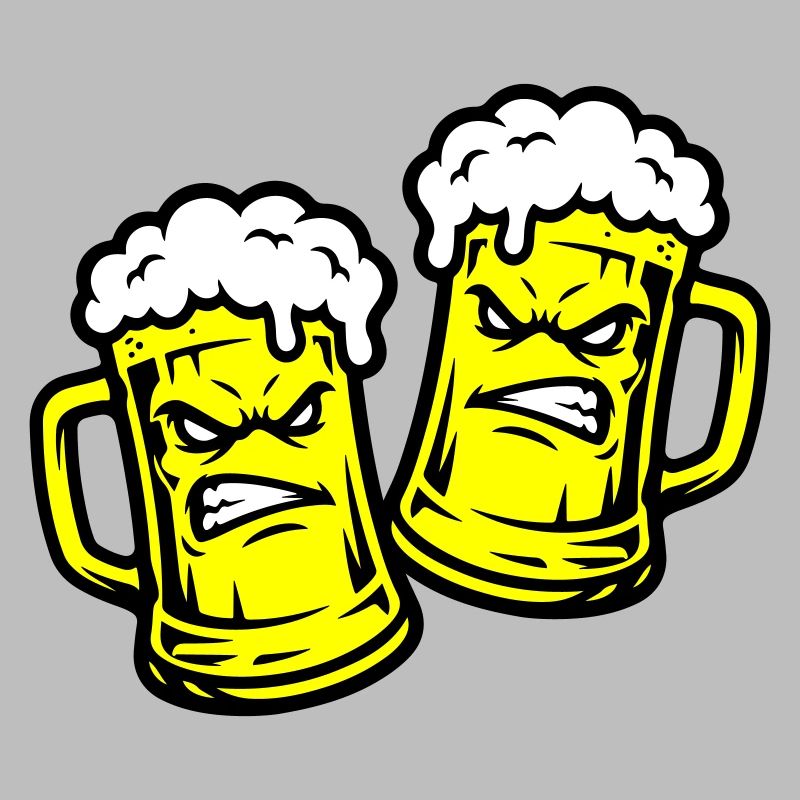 Bier Comic Bierglas