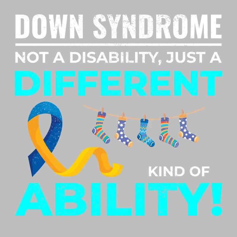 Down Syndrome Awareness Different Ability