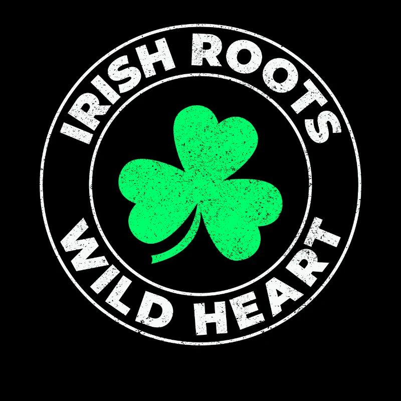 Wild Heart: Lustiges irisches Mädchen-Design