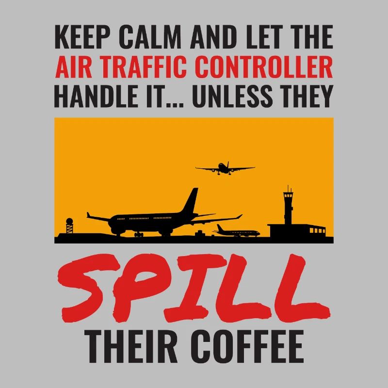 Air Traffic Controller Coffee ATC Aviation Humor