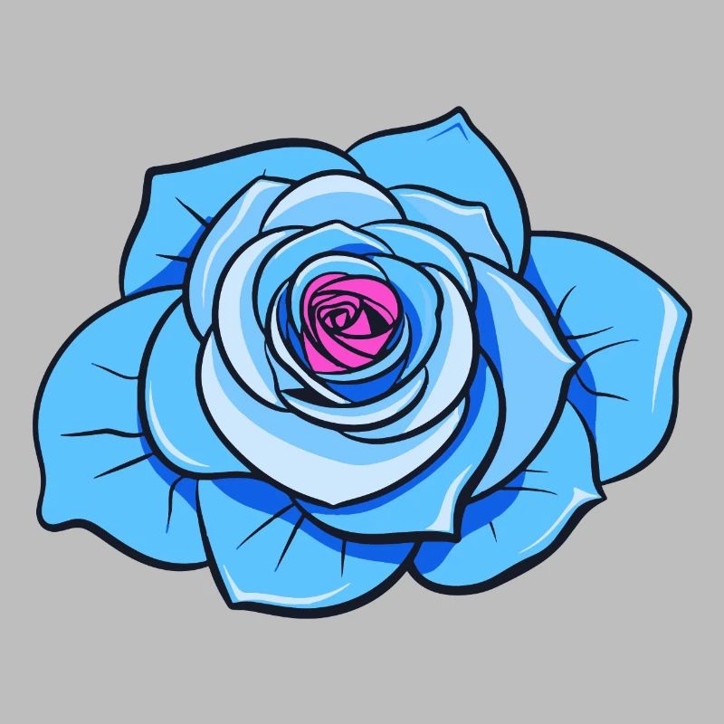 Blaue Rose