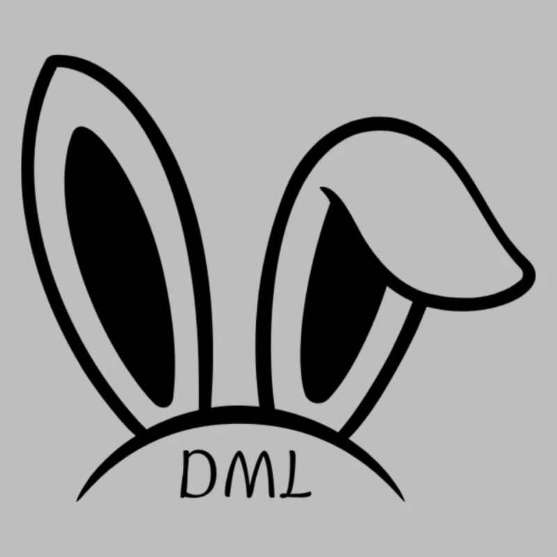 DML Hasenohren (schwarz)