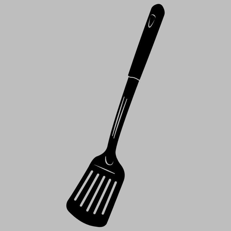 Küchenutensilien Fritteuse oder Backlöffel