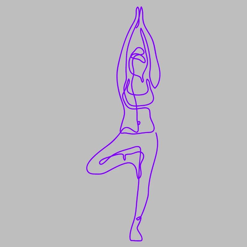 2 Yoga Vrikshasana oder der Baum | 7. Violette Flamme