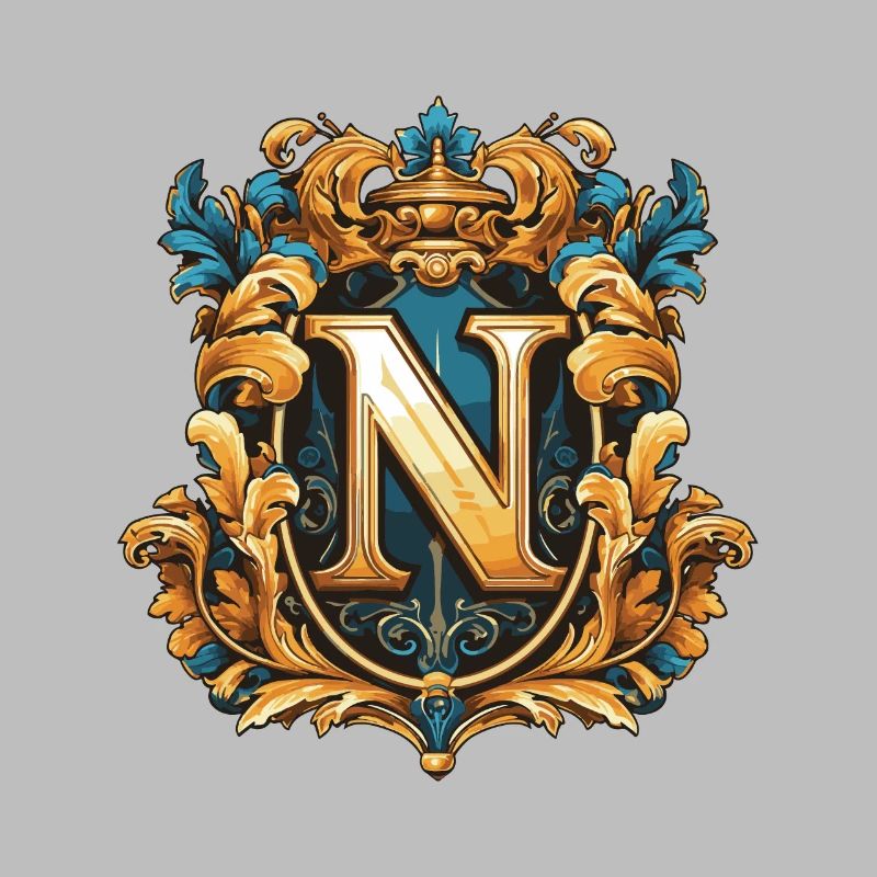 N Buchstabe Logo Krone