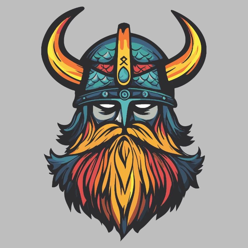 Wikinger Krieger Helm