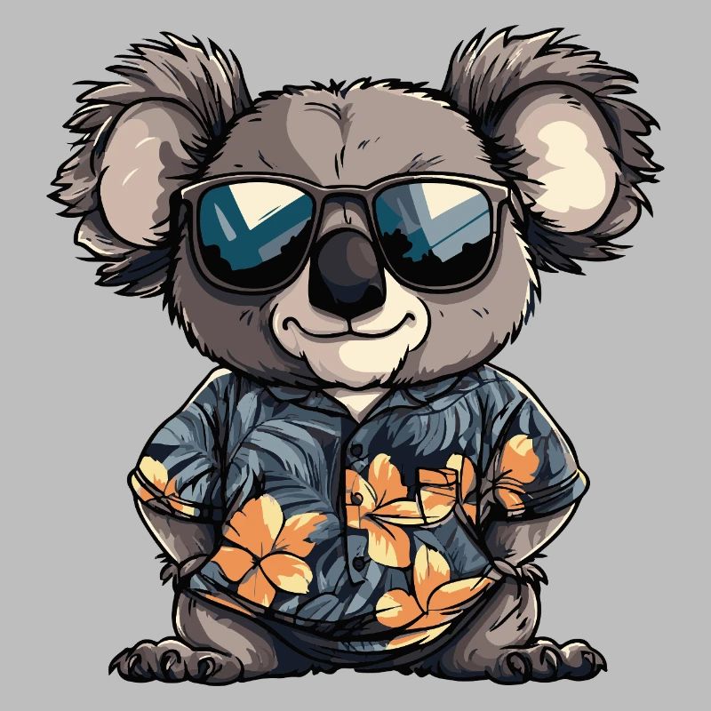 Koala Comic Cool Summer