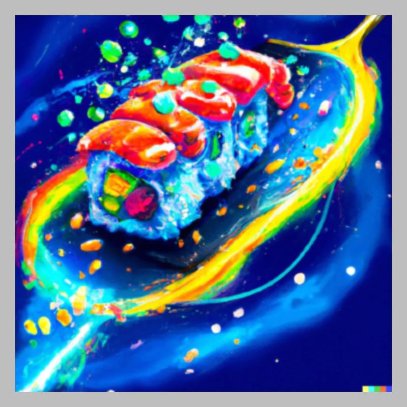 a delicious sushi