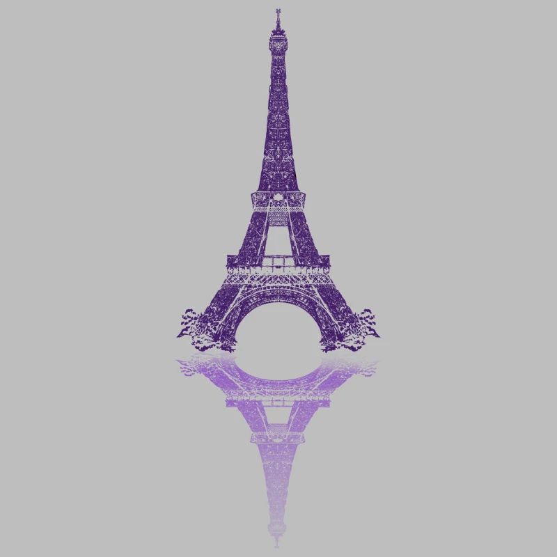 Parisian mirror Eiffel Tower