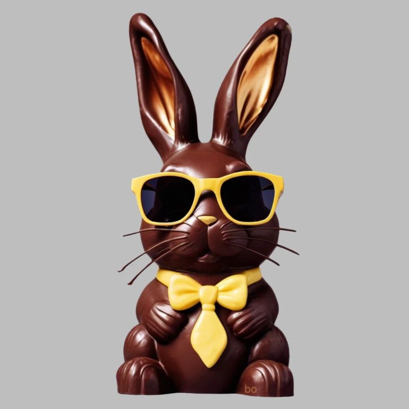 Chocolate Bunny Bo Graphic
