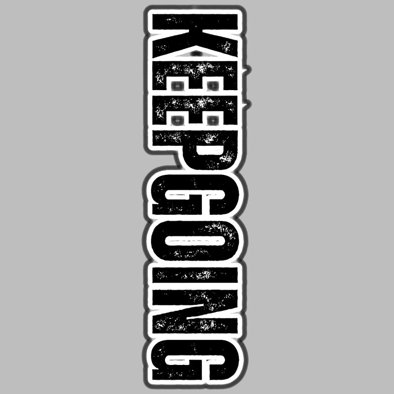 KEEP GOING – Motivational Vertical Pattern