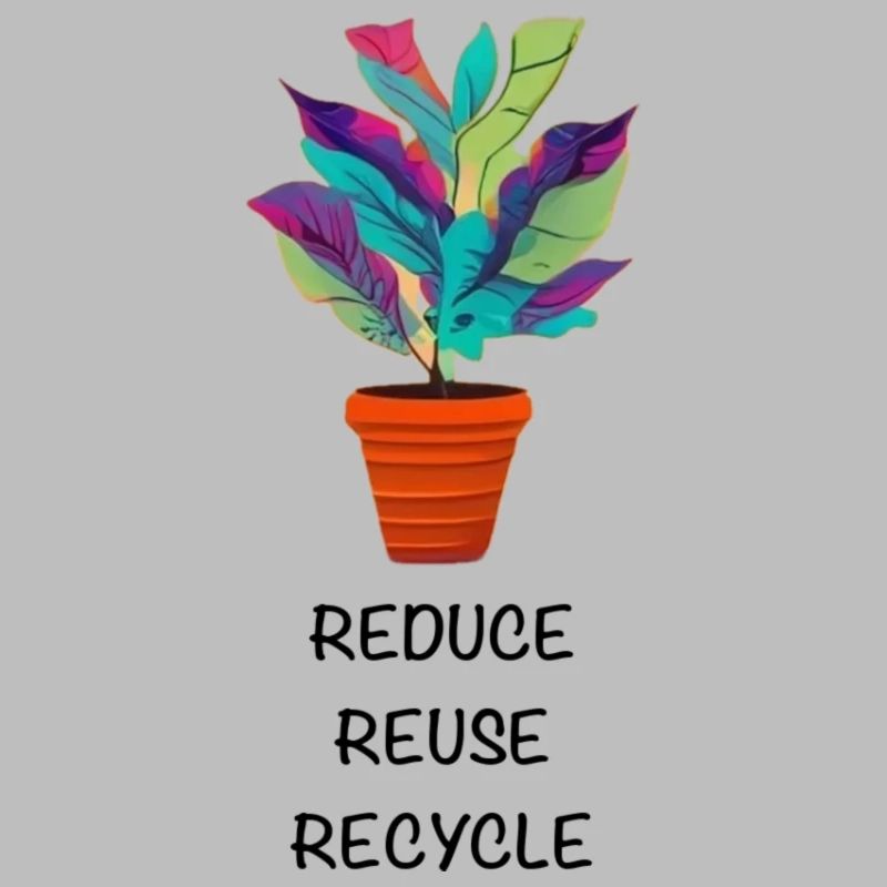 Reduce Reuse Recycle Save the climate