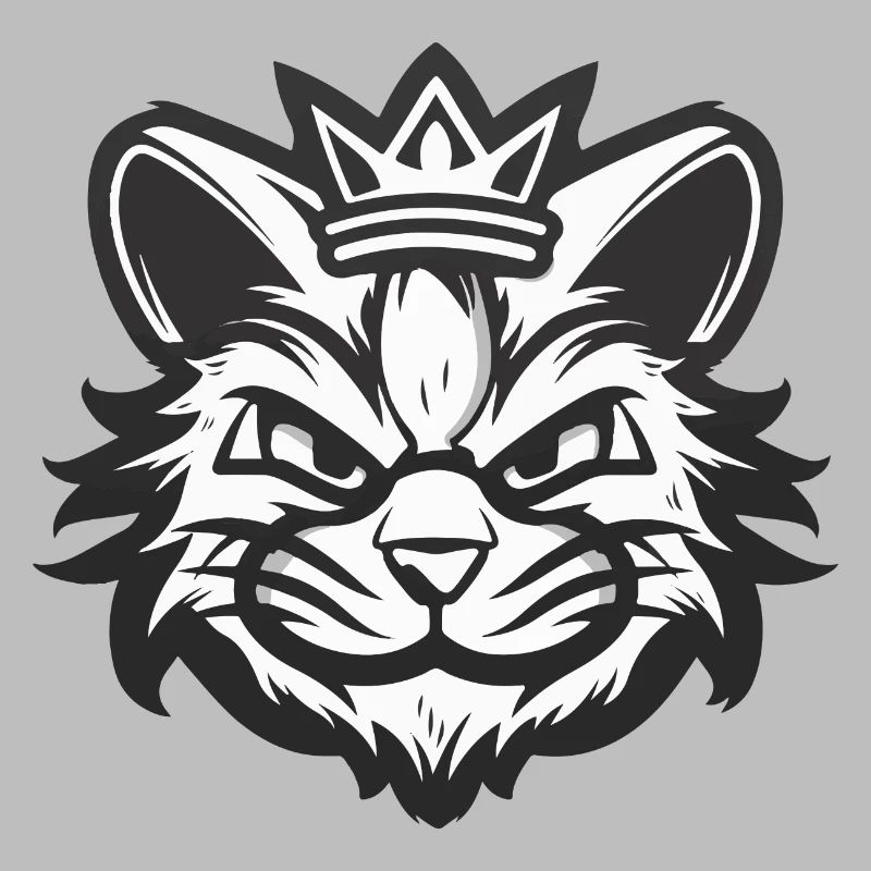 Couronne de tête de chat