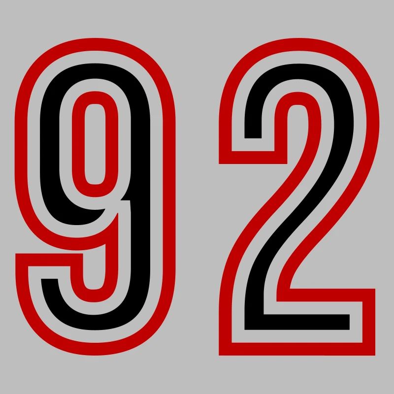 92 Number Years Jersey