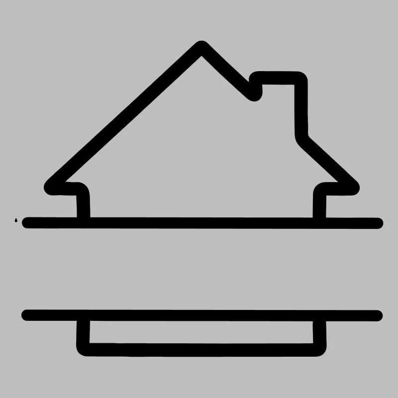 Accueil bannière de texte de logo simple