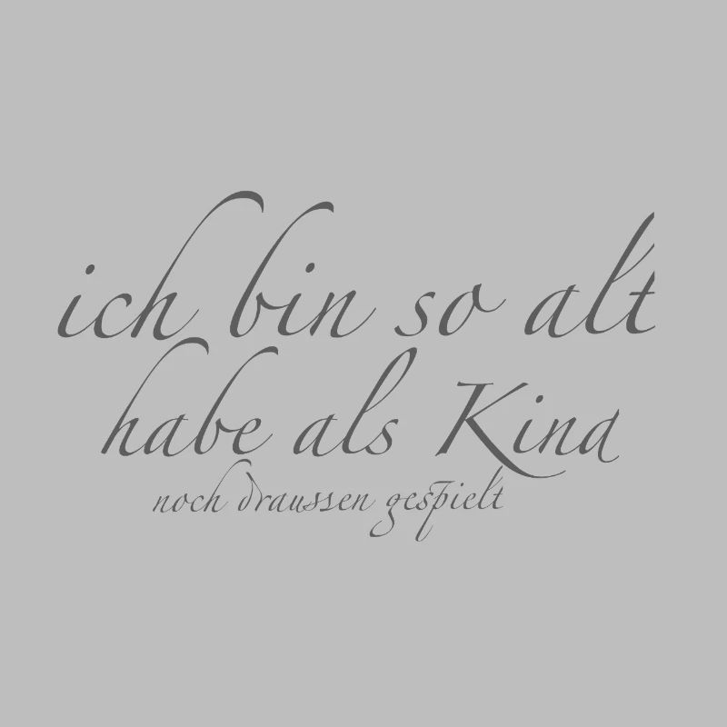 ich bin so alt