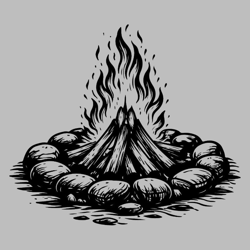 Campfire Icon Firewood