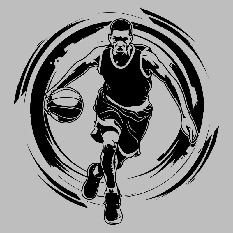 Basketteur Basketteur Basketteur Silhouette