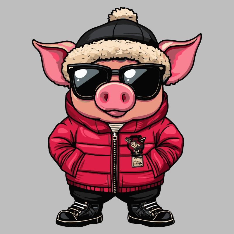 Pig Winter Comic