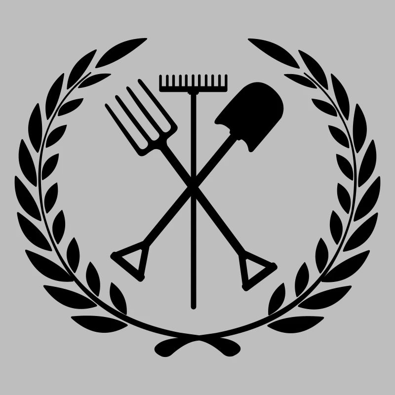 Garden tools rake, shovel, pitchfork