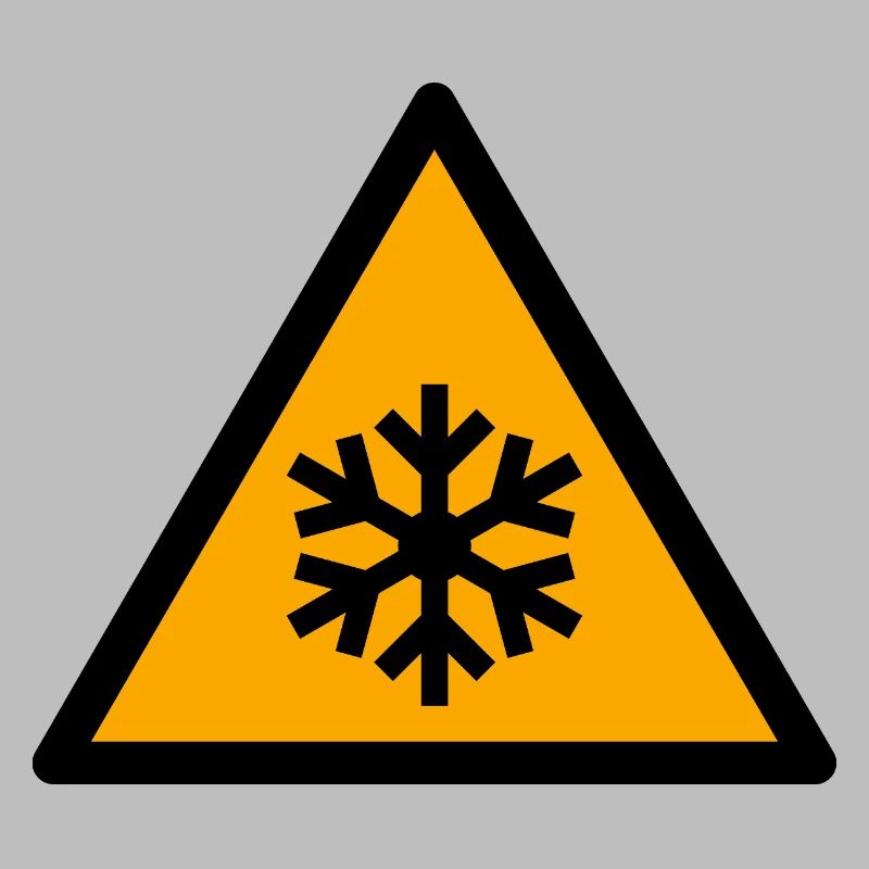Glacé | Flocon de neige en triangle
