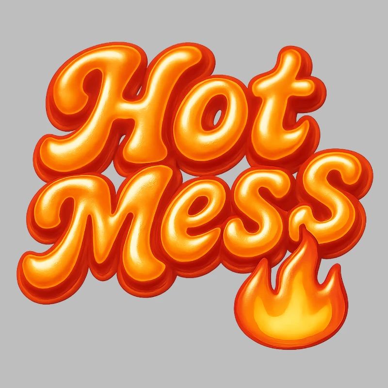 hot mess / y2k statement design