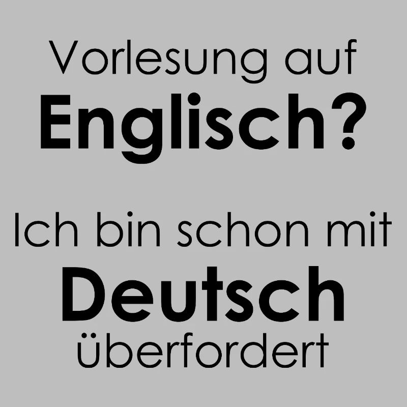 Unispruch "Vorlesung auf Eng" Geschenk, Studenten