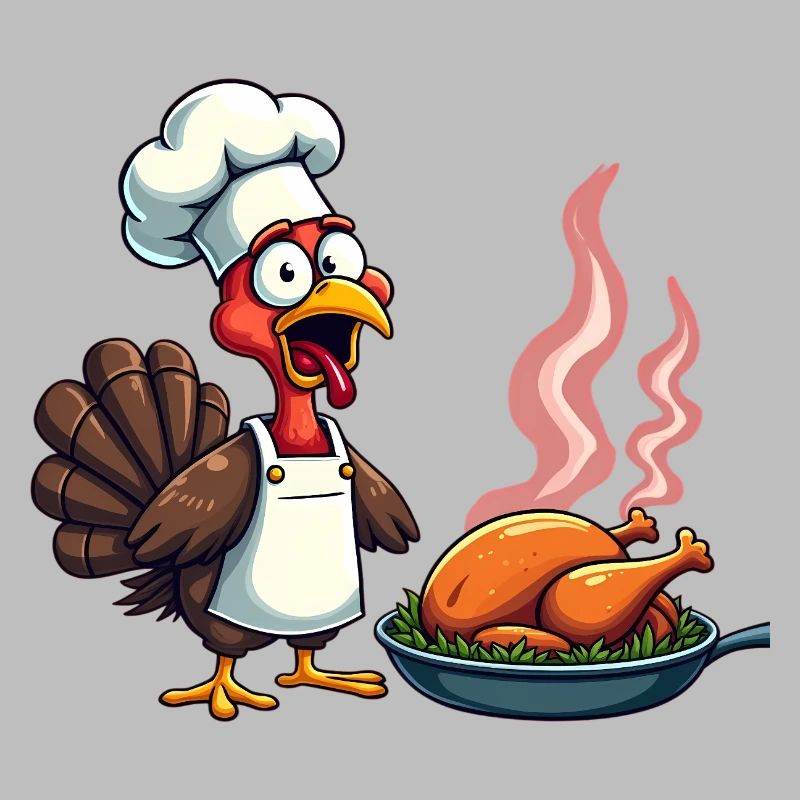 Cuisinier de dinde de Thanksgiving