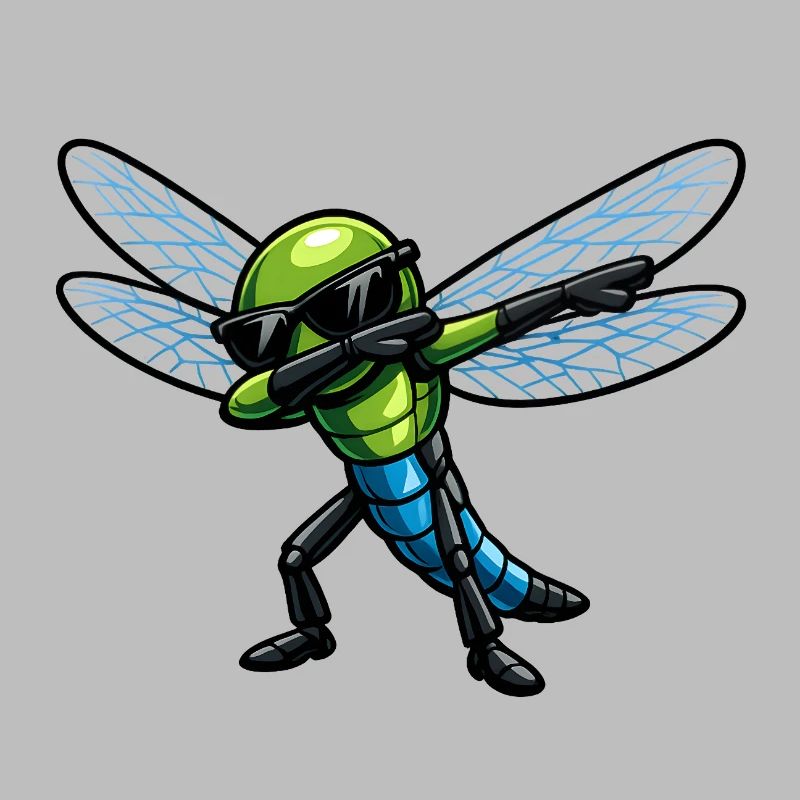 Dabbing Libelle
