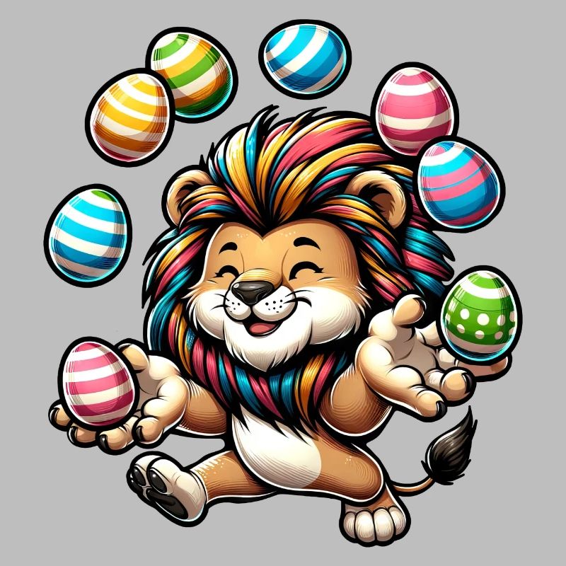 Easter Lion & Rat Jugglers