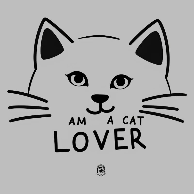 Linear Lover Cat Silhouette