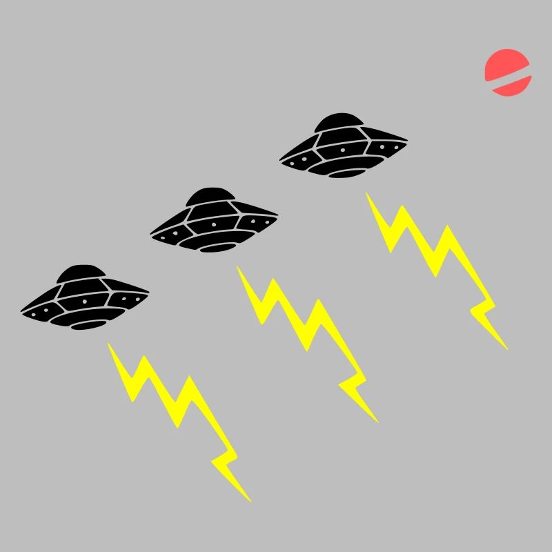 Invasion d’OVNIs, attaque éclair Vector extraterrestre