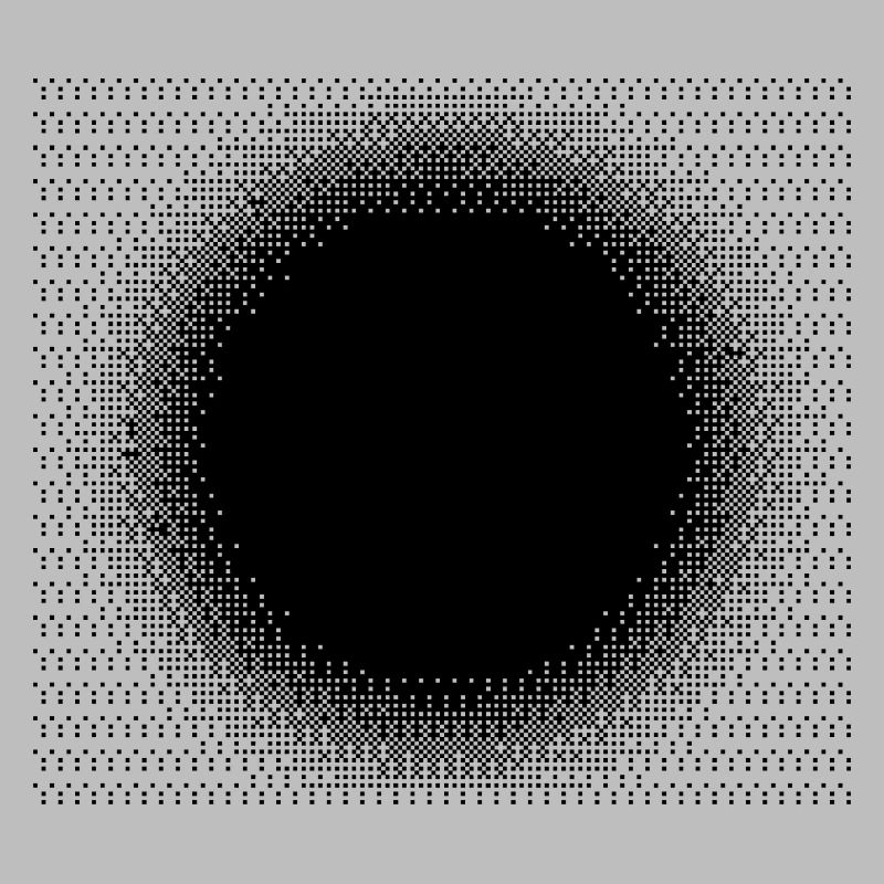 Design des points de soleil noirs