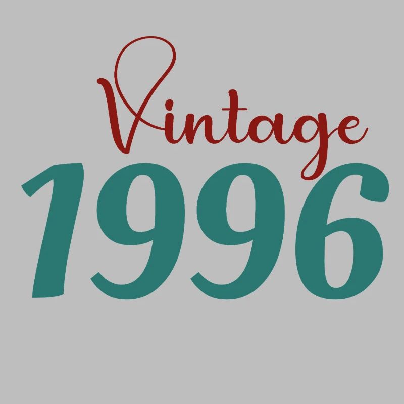 30 Year Retro 70s Tee Born 1996
