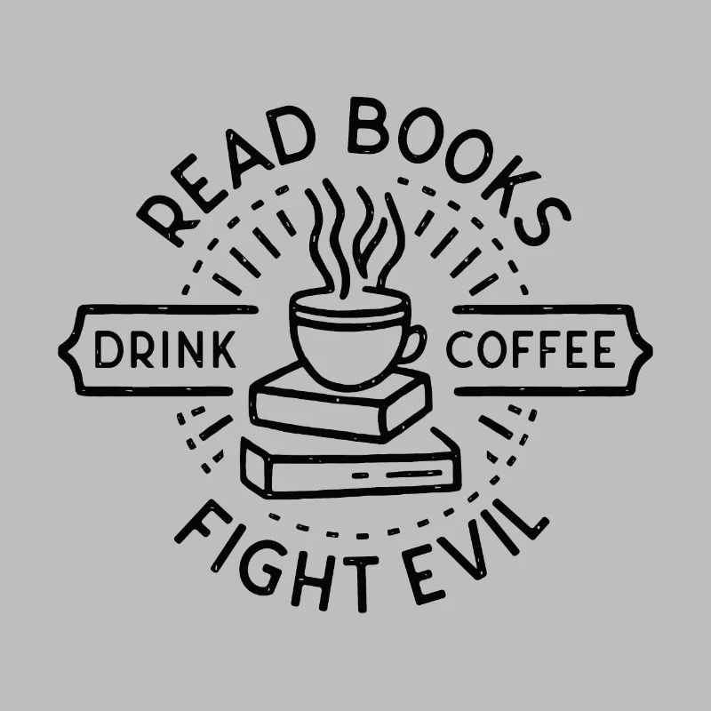 Bücher lesen, Kaffee trinken, das Böse bekämpfen