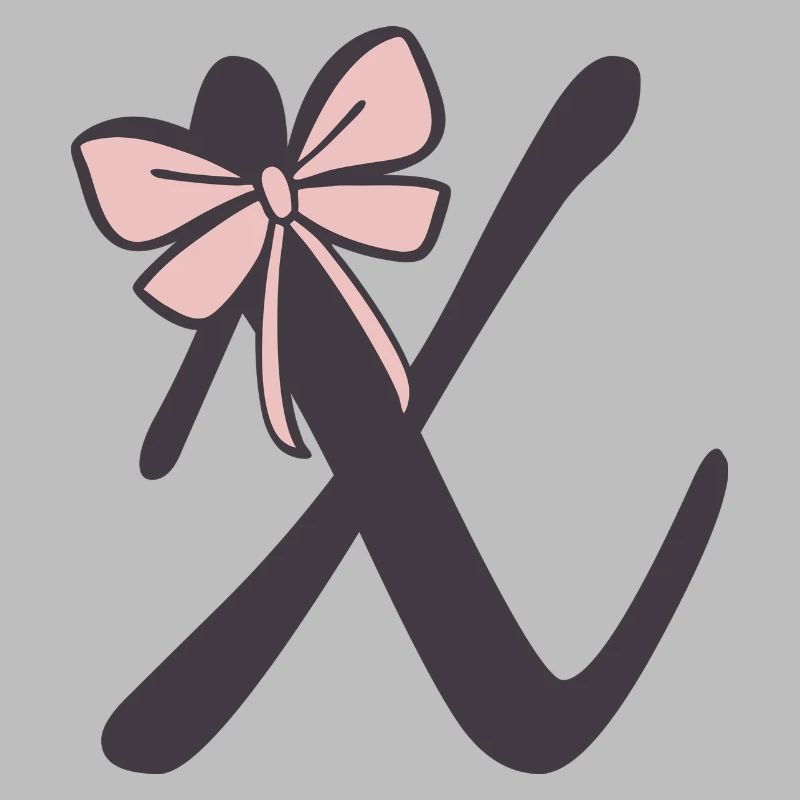 Ruban lettre initiale X