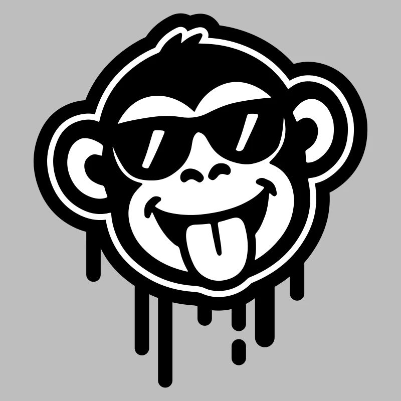 Affe Cool Lustig