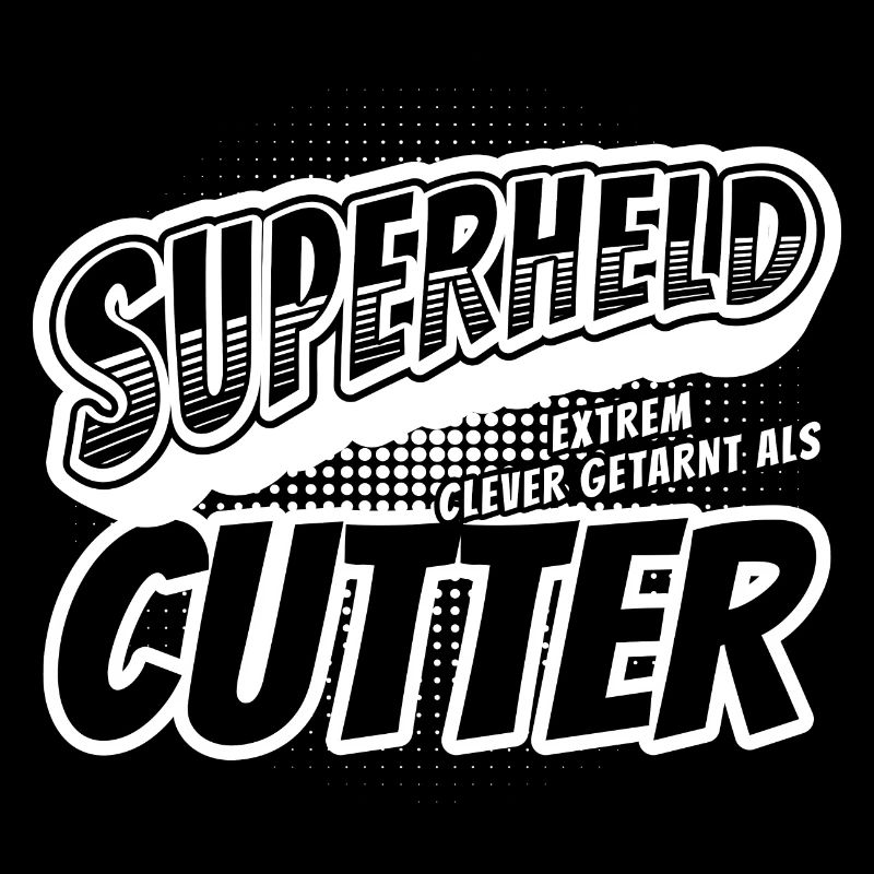Superheld, clever getarnt als Cutter