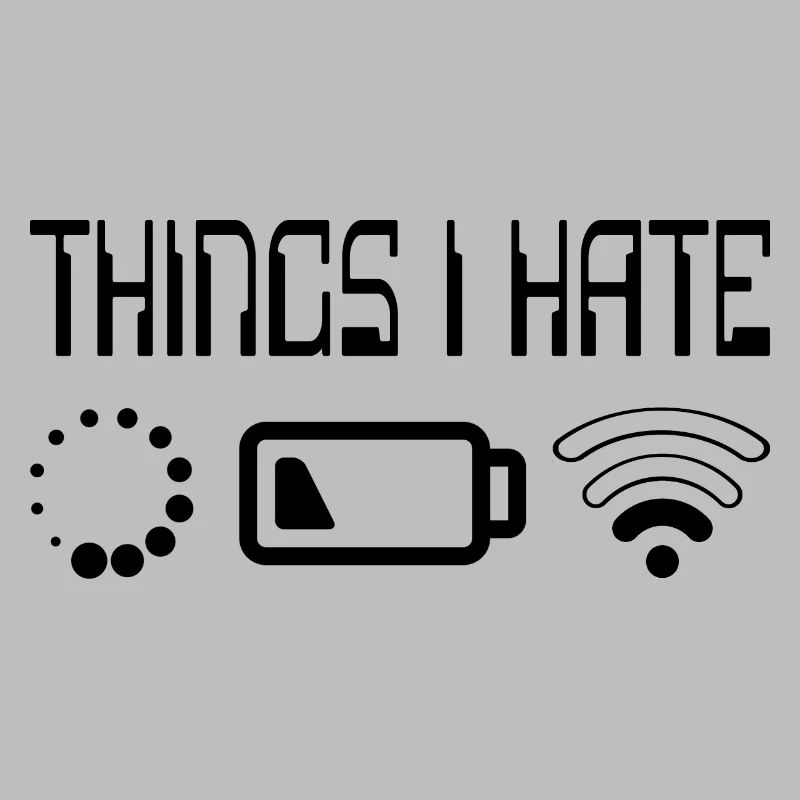 Things I Hate Programmer Outfit Gamer Fun Gift